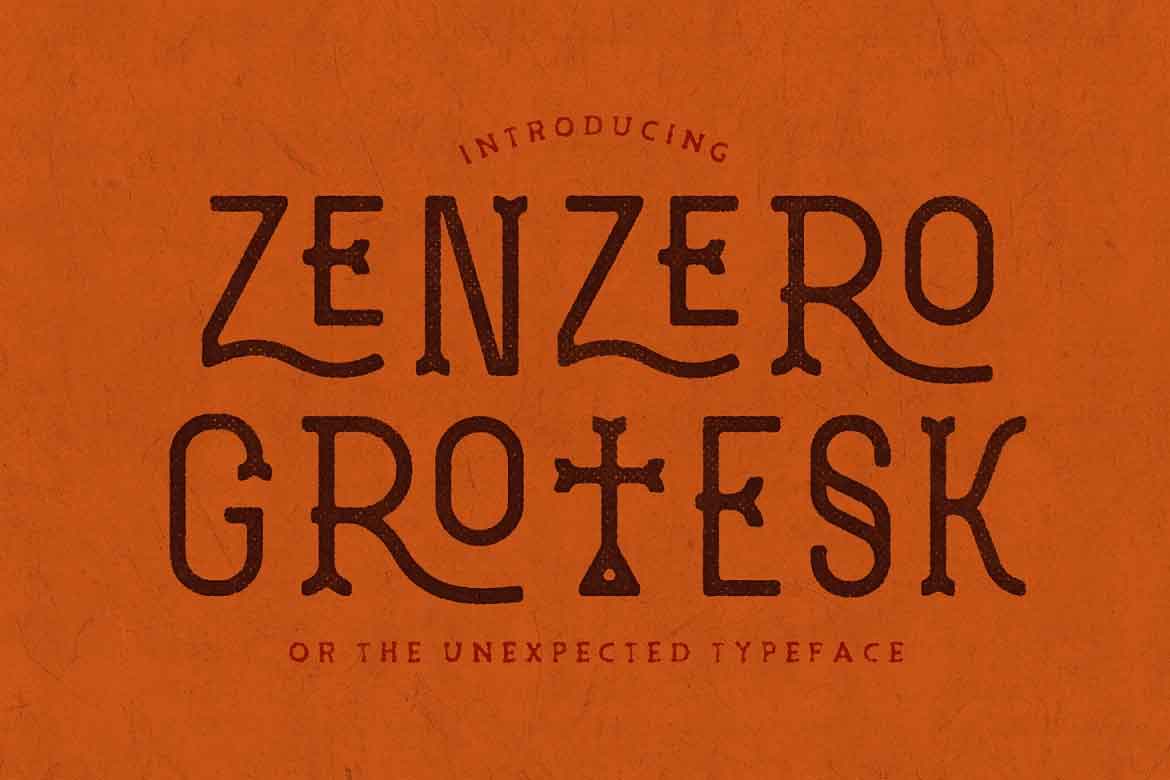 Font Zenzero Grotesk