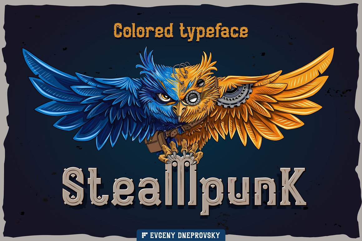 Font SteamPunk
