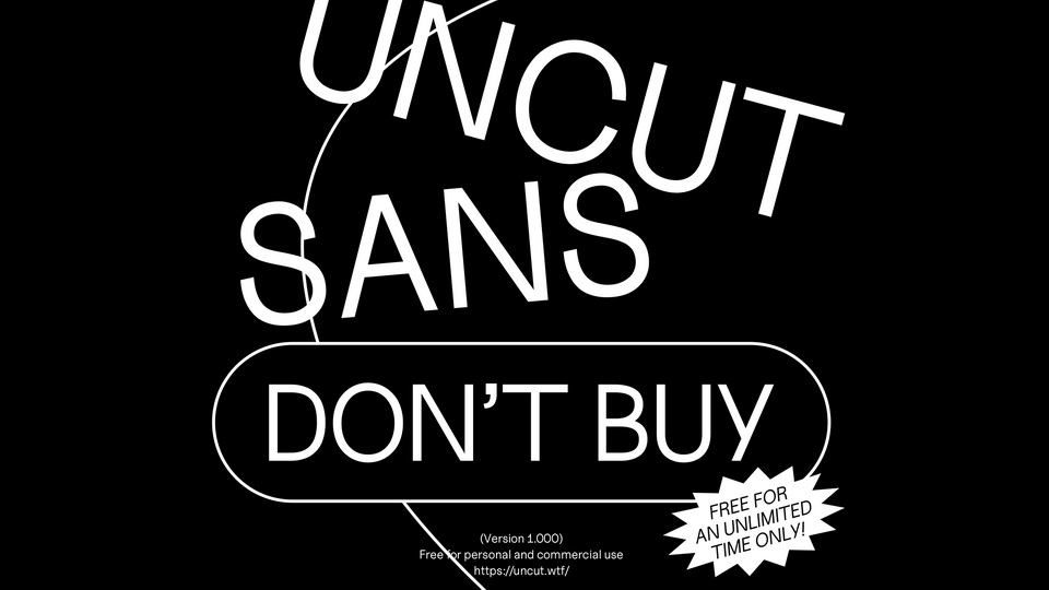 Font Uncut Sans