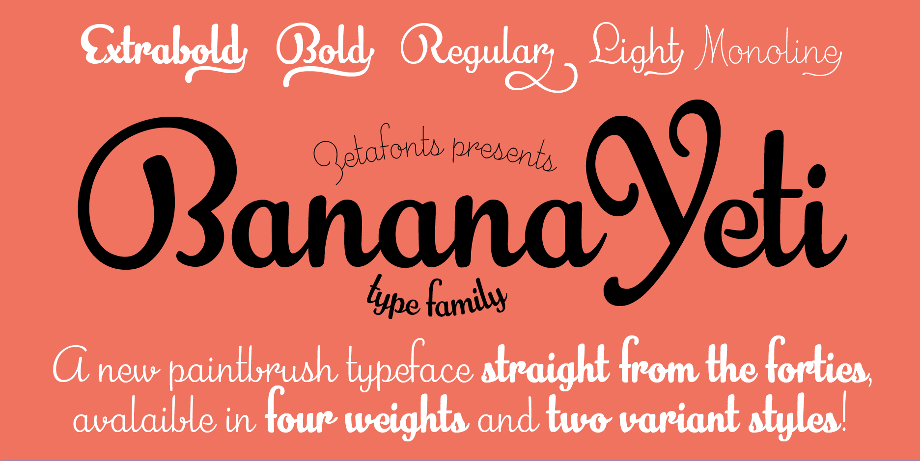 Font Banana Yeti