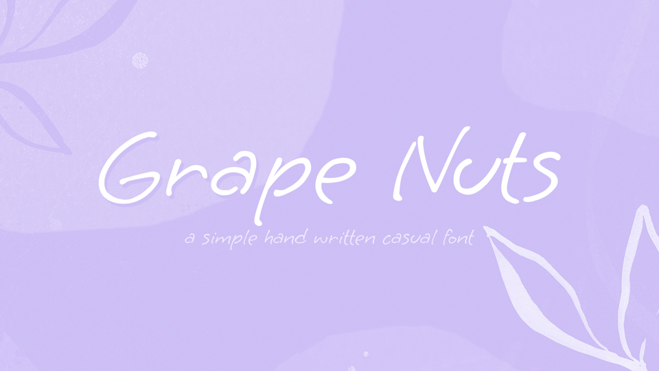 Font Grape Nuts