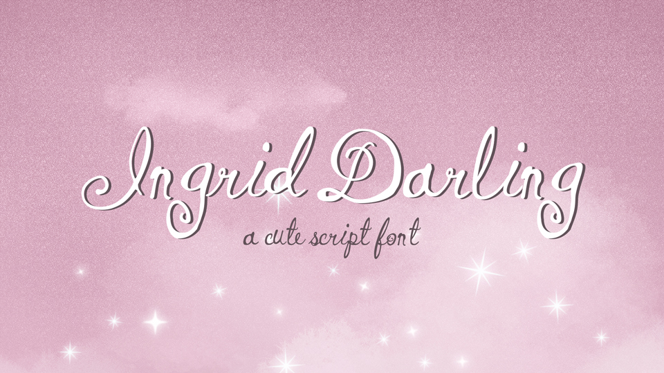 Font Ingrid Darling