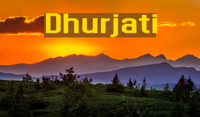 Font Dhurjati