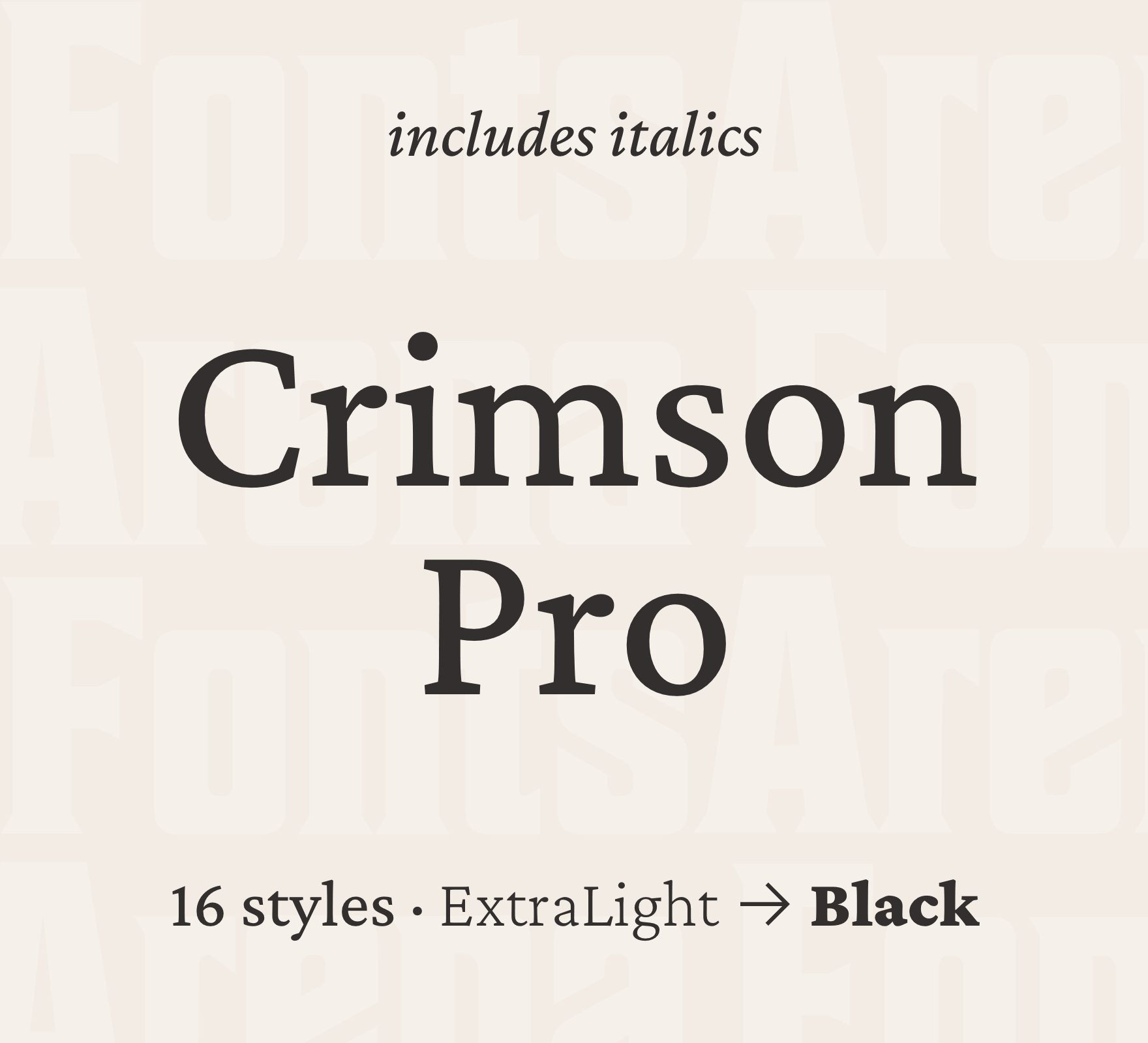 Font Crimson Pro