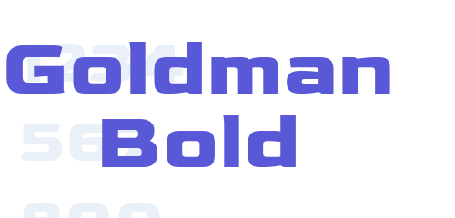 Font Goldman
