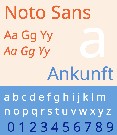 Font Noto Sans Hatran