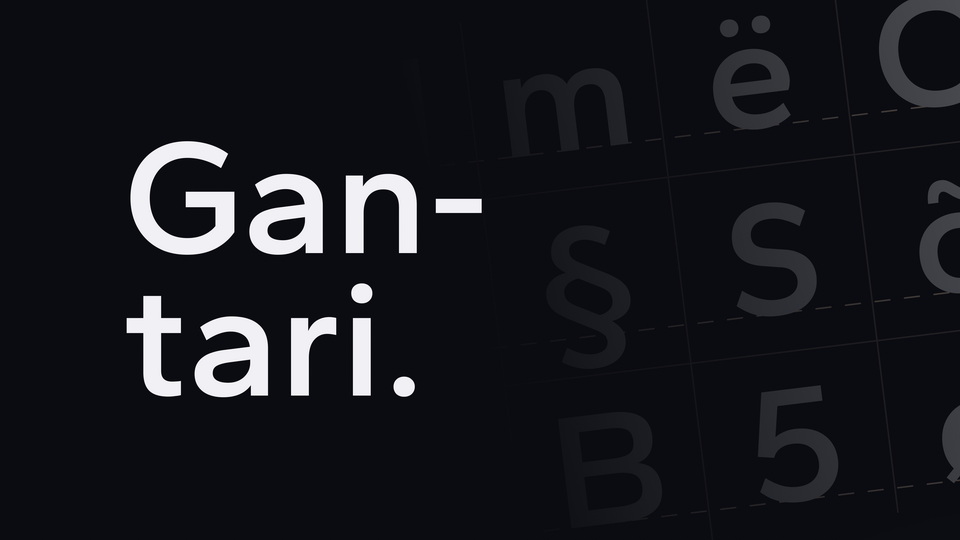 Font Gantari
