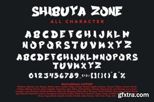 Font Shibuya Zone