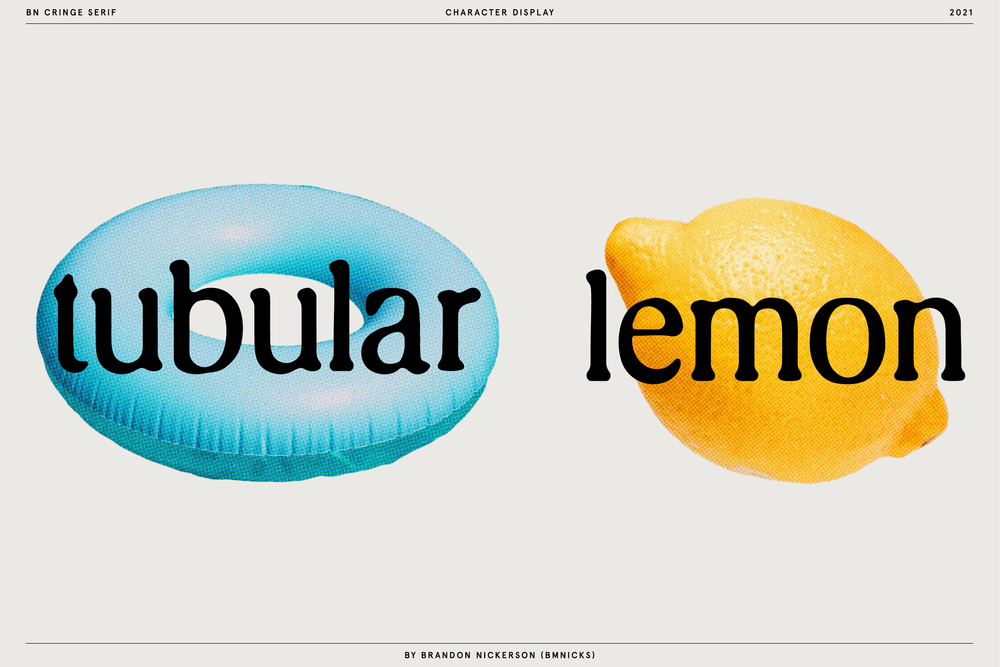 Font BN Cringe Serif