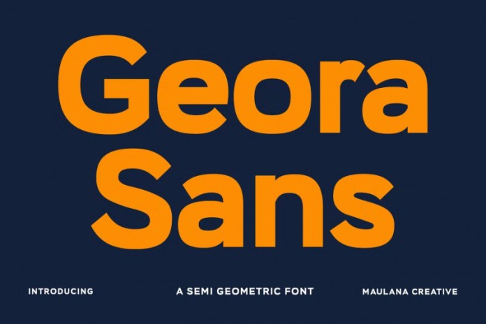 Font Geora Sans