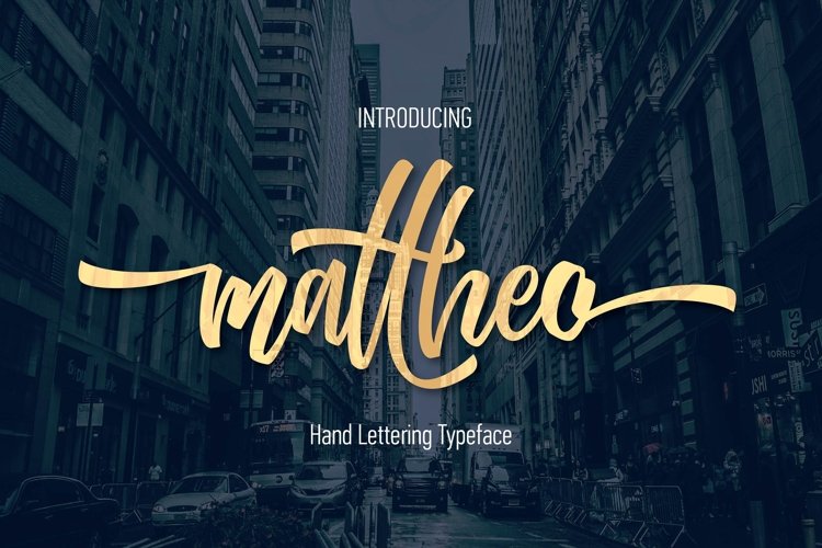 Font Mattheo