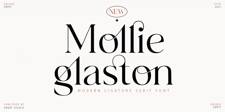 Font Mollie Glaston