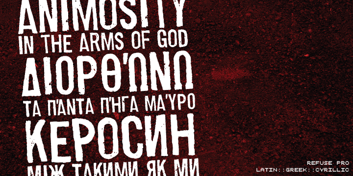 Font Refuse Pro
