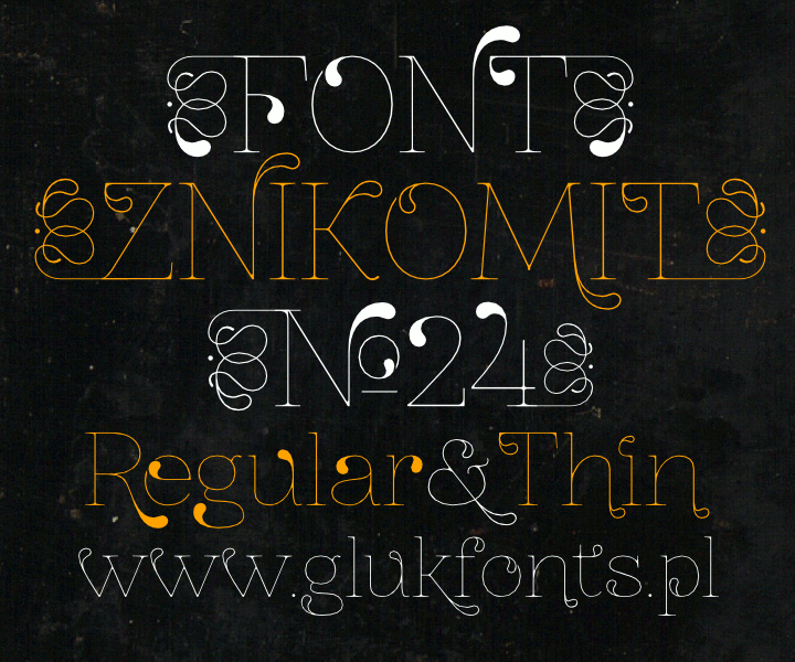 Font Znikomit No 24