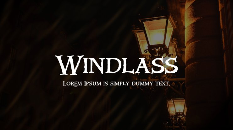 Font Windlass Extended