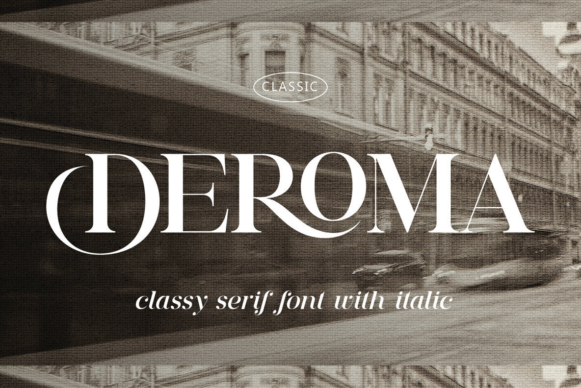 Font Deroma Serif