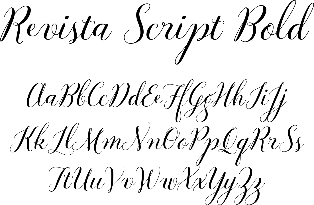 Font Revista Script