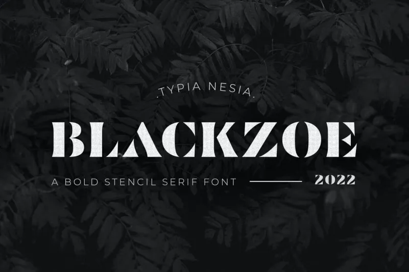 Font Blackzoe