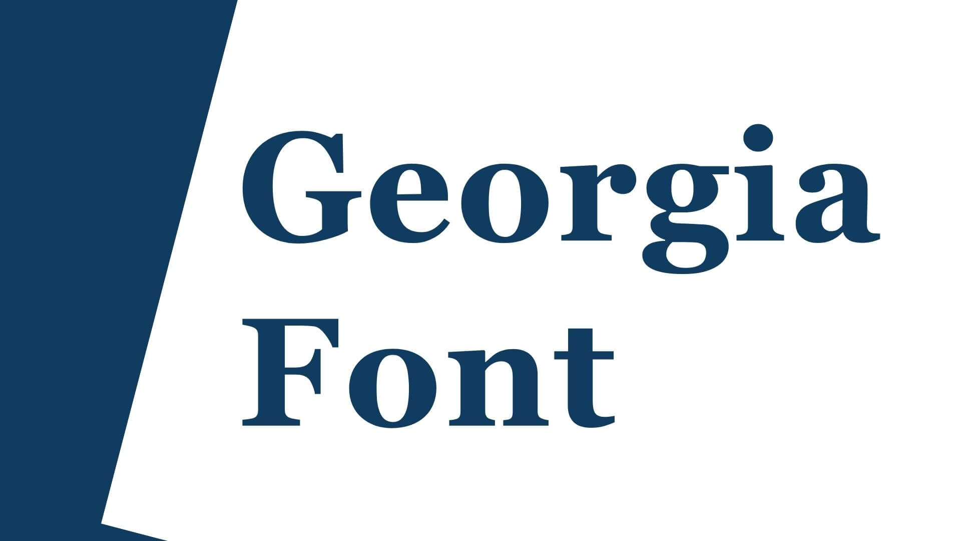 Font Giorgia