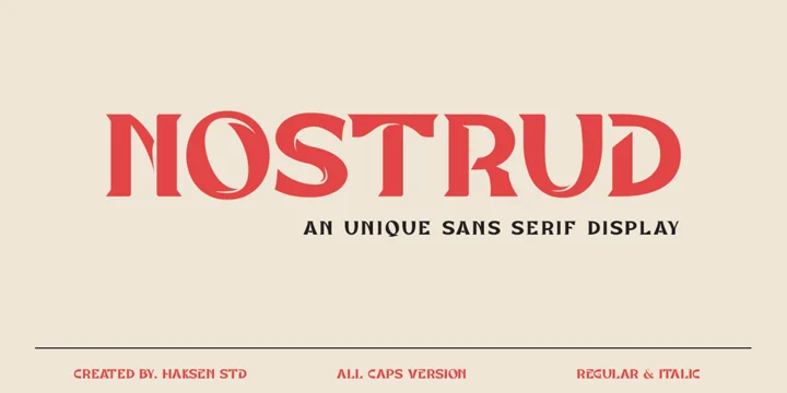 Font Nostrud