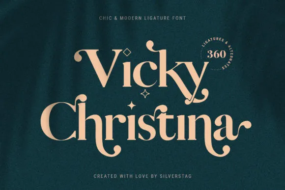Font Vicky Christina