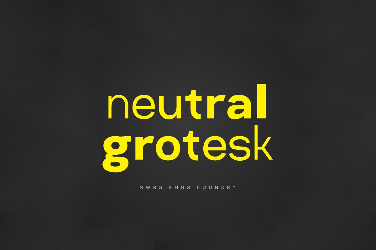 Font Neutral Grotesk