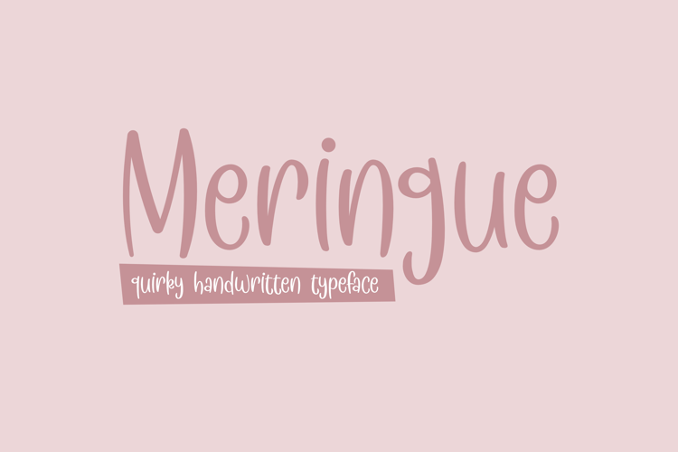 Font Meringue