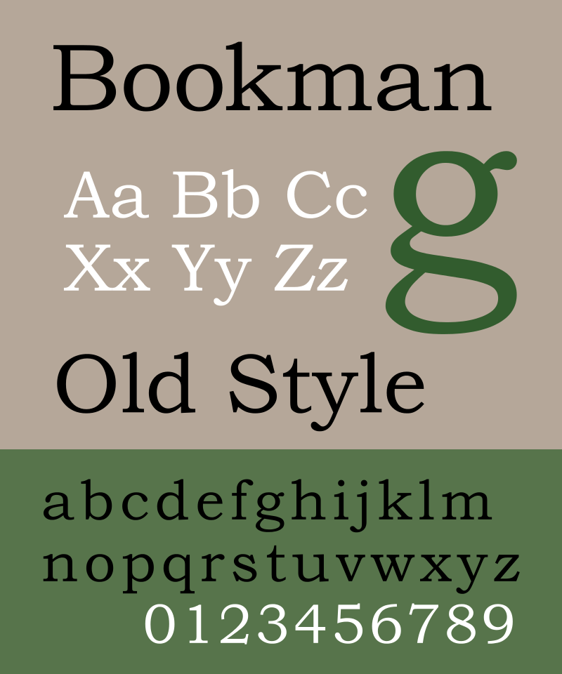 Font Bookman