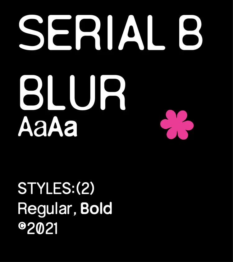 Font Serial B
