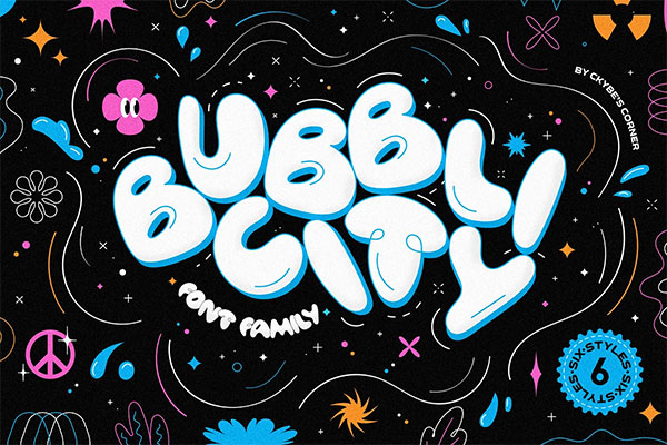 Font Bubblicity