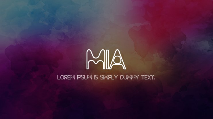 Font Mia