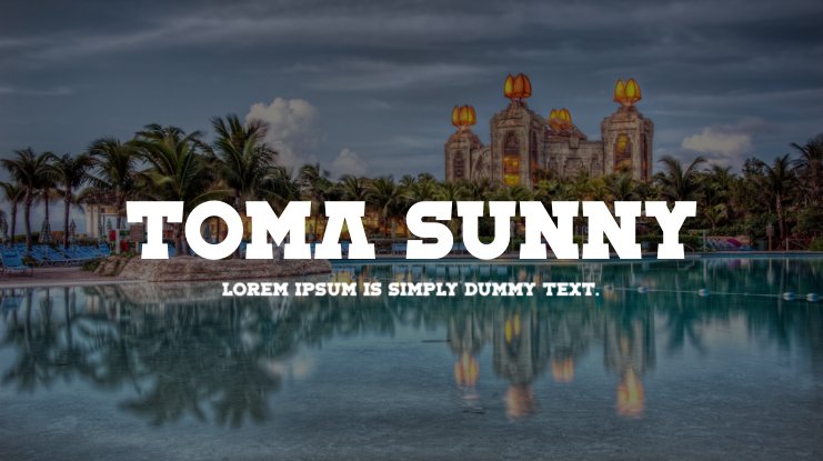Font Toma Sunny