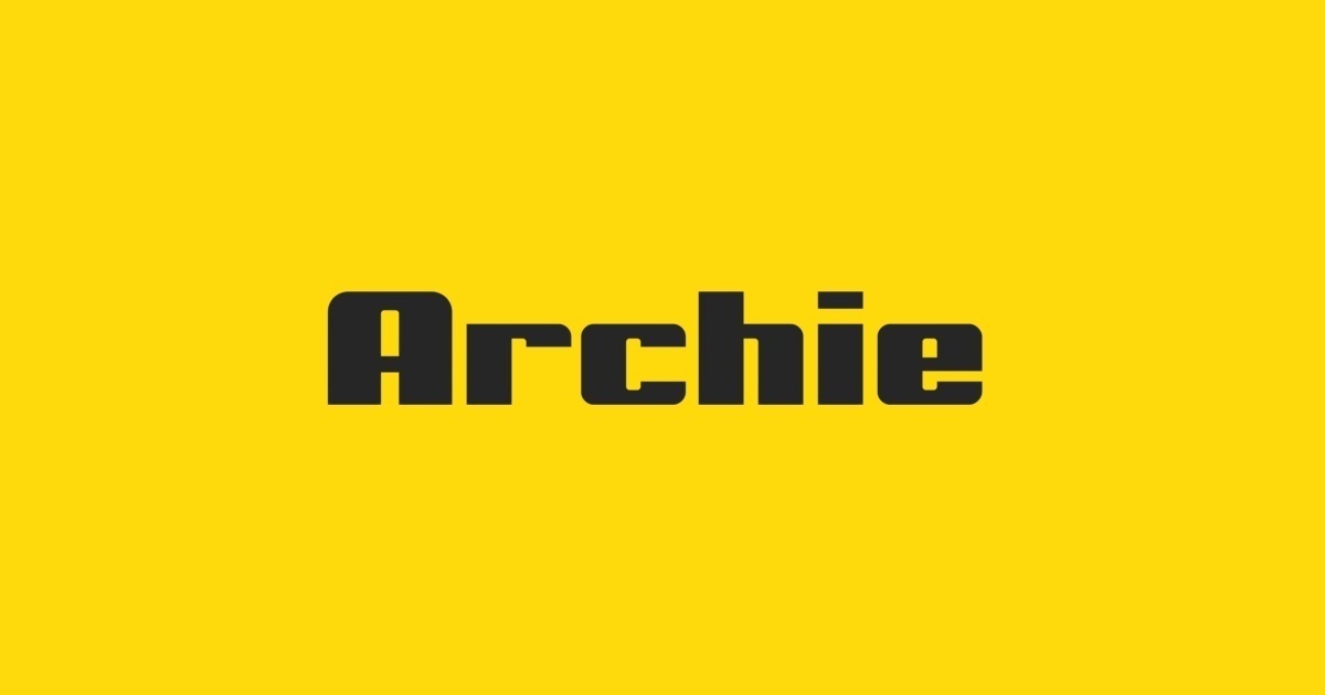 Font Archie Sans