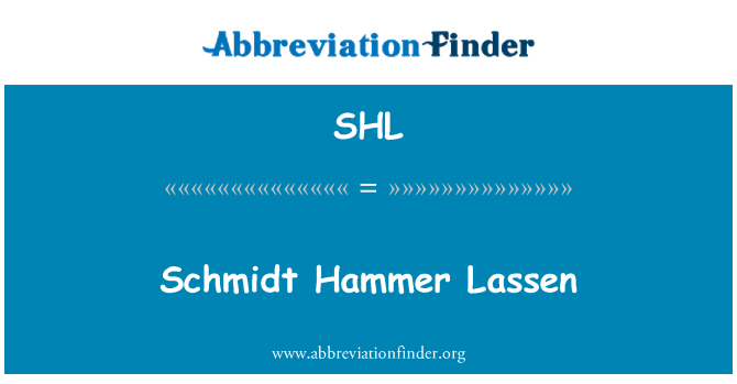 Font Schmidt Hammer Lassen