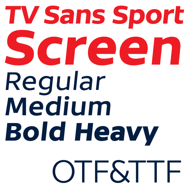 Font TV Sans Sport Screen