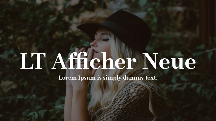 Font LT Afficher Neue
