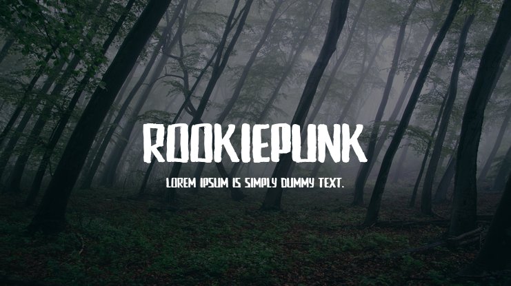 Font Rookie Punk
