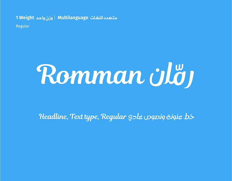 Font RTL Romman