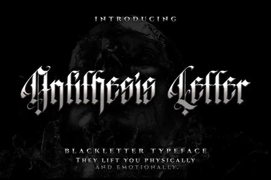 Font Antithesis Letter