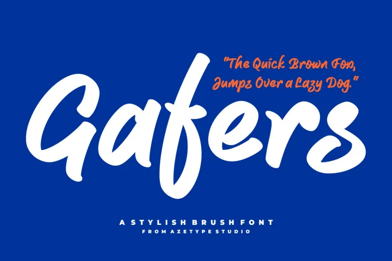 Font AZ Gafers