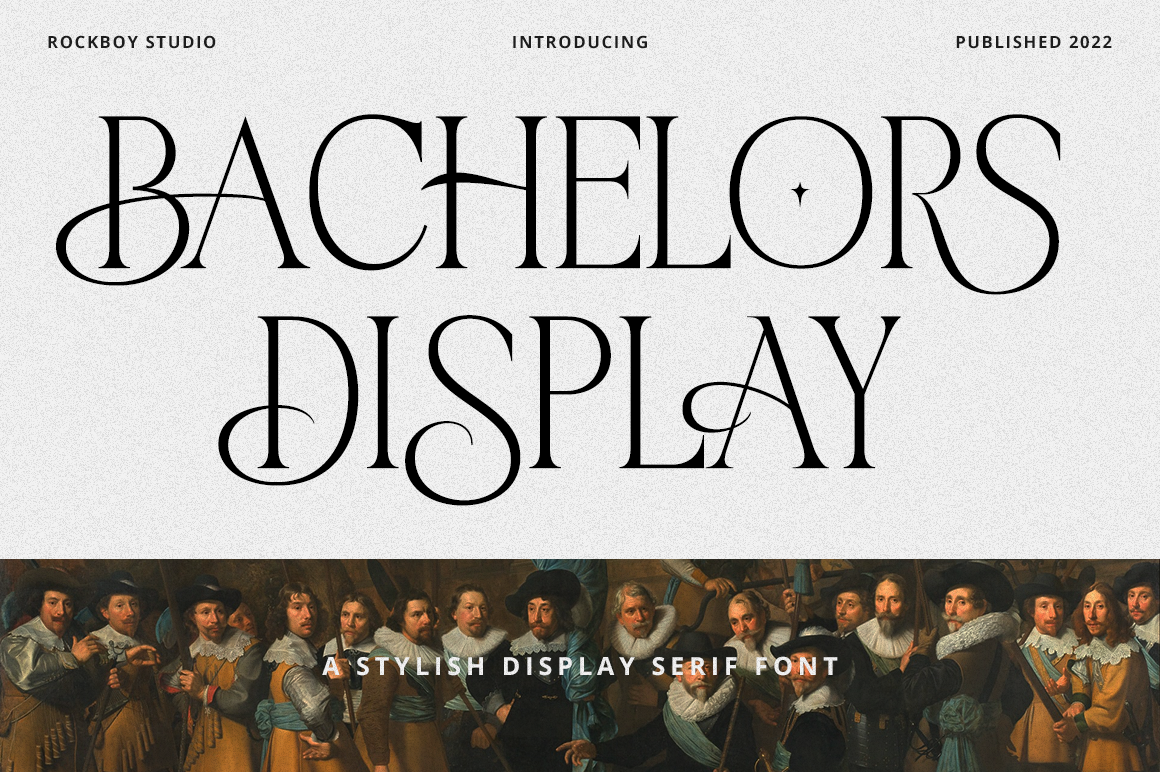 Font Bachelors Display