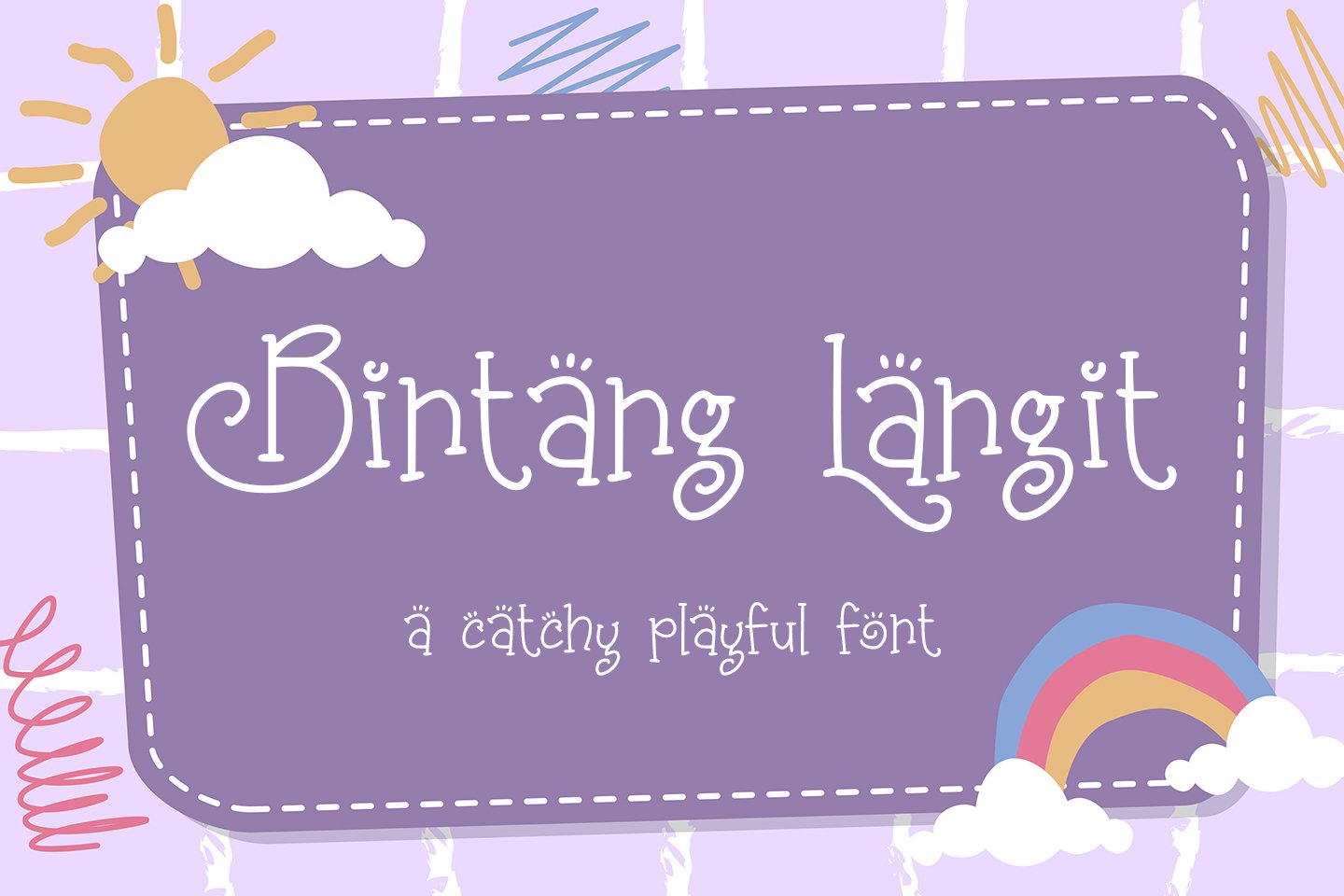 Font Bintang Langit