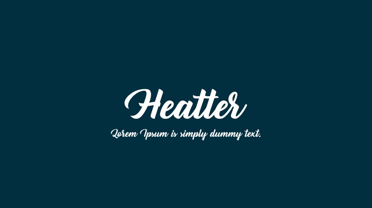 Font Heatter