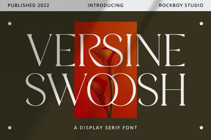 Font Versine Swoosh