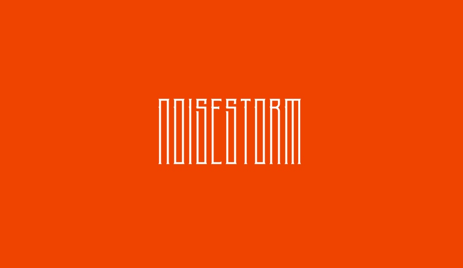 Font NoiseStorm