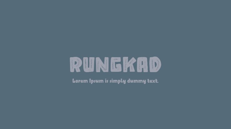 Font Rungkad