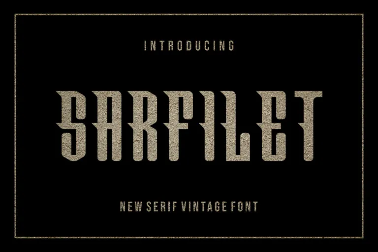 Font Sarfilet