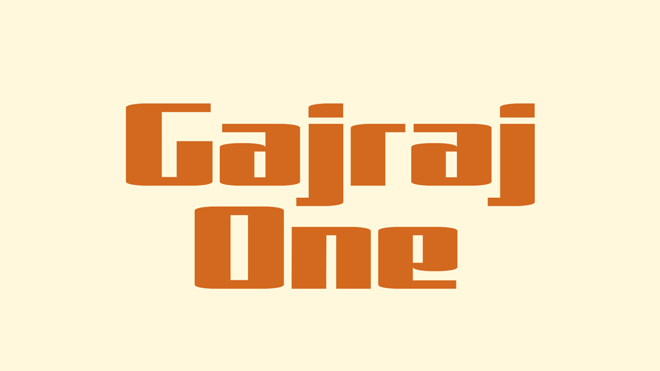 Font Gajraj One