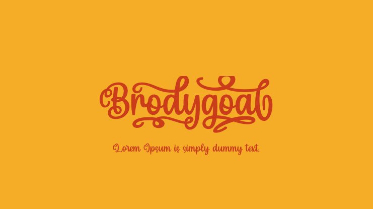 Font Brodygoal