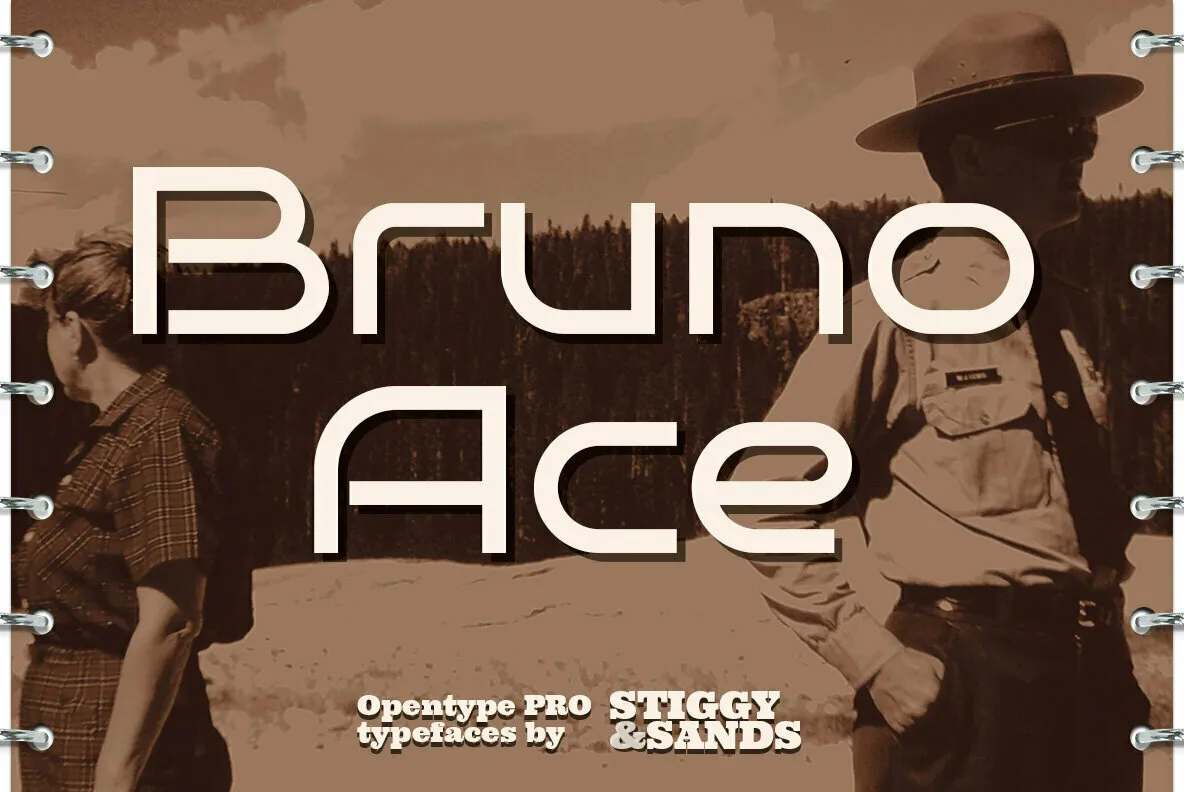 Font Bruno Ace